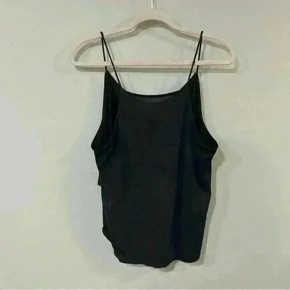 Urban Outfitters Silence & Noise Black Spaghetti Strap Flowy Halter Tank Top - Picture 1 of 4
